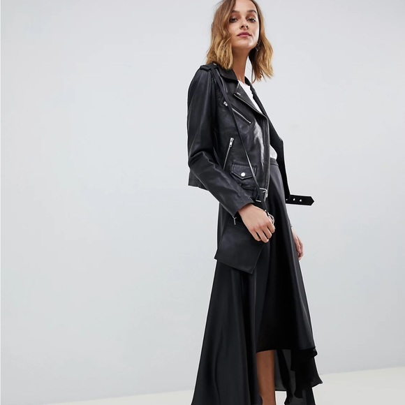 Muubaa Sandpiper Leather Biker Jacket - Picture 3 of 13